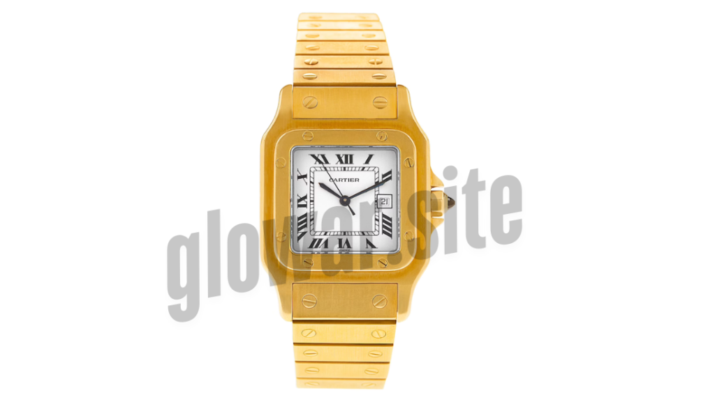 Cartier Santos De 18ct Yellow Gold Watch A Timeless Symbol of Luxury and Craftsmanship